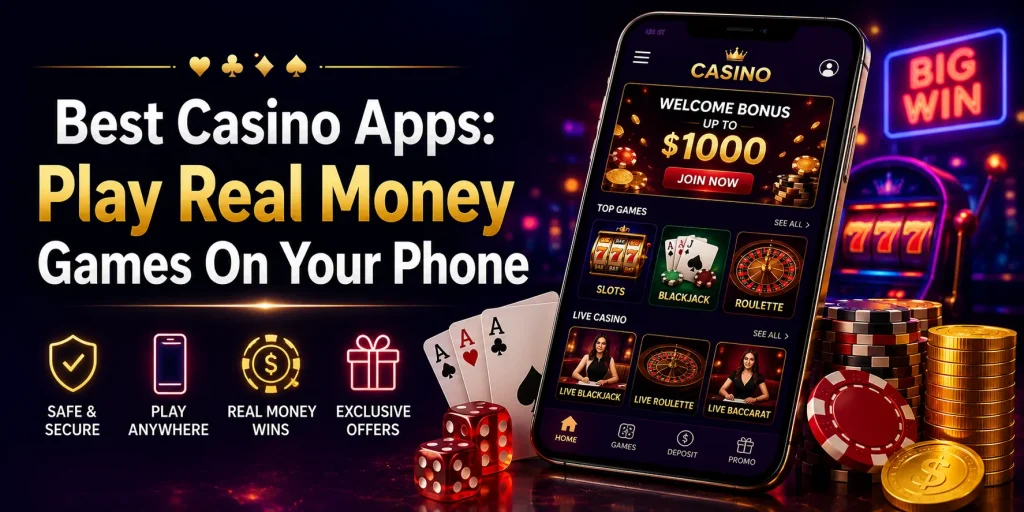 Best Casino Apps Play Real Money Games On Your Phone
