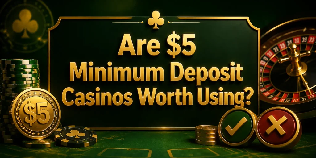 Are $5 Minimum Deposit Casinos Worth Using