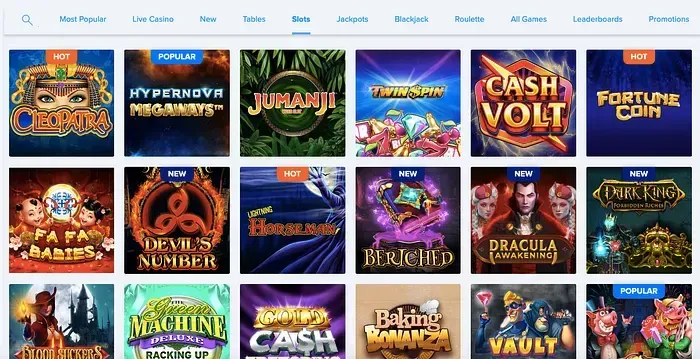 Games Available At $15 Minimum Deposit Casinos
