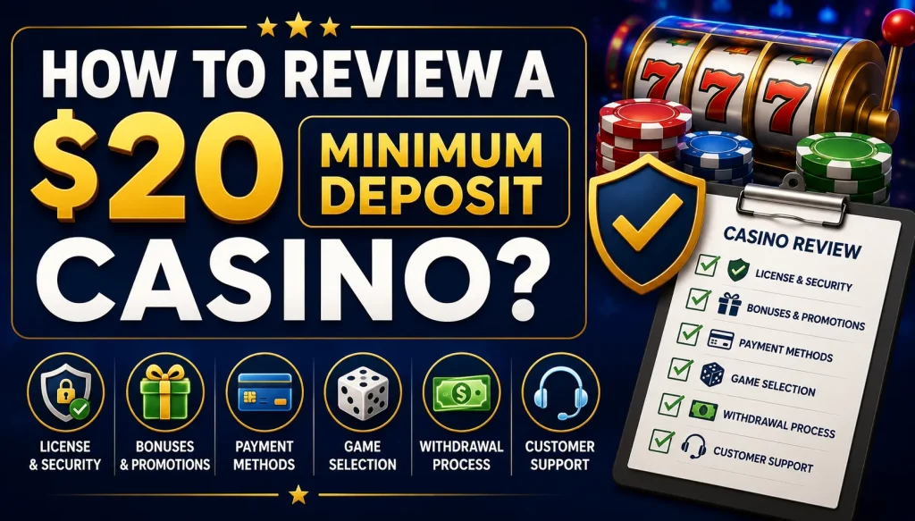 How To Review A $20 Minimum Deposit Casino