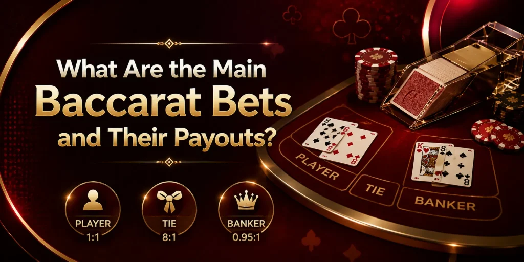 What Are The Main Baccarat Bets And Their Payouts